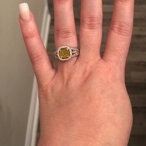 Fire Opal🔥/Ring Bomb Party Ring / Size 6